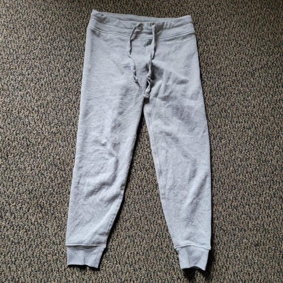 Calvin Klein Grey Drawstring Logo  Joggers Size Small - Picture 1 of 11